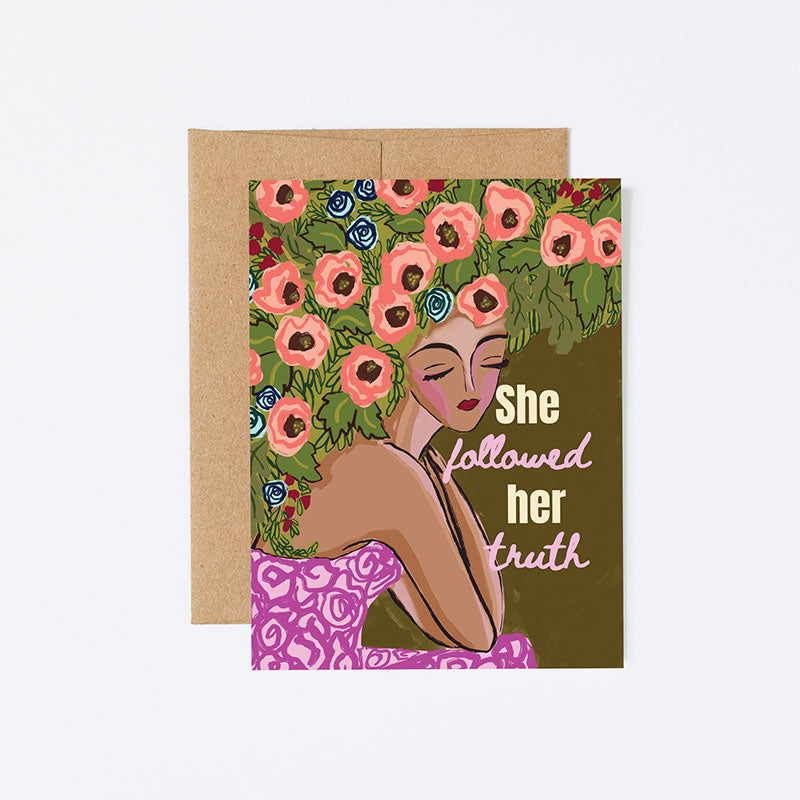 Artisan Floral Greeting Card Set of 6 (Size A2)